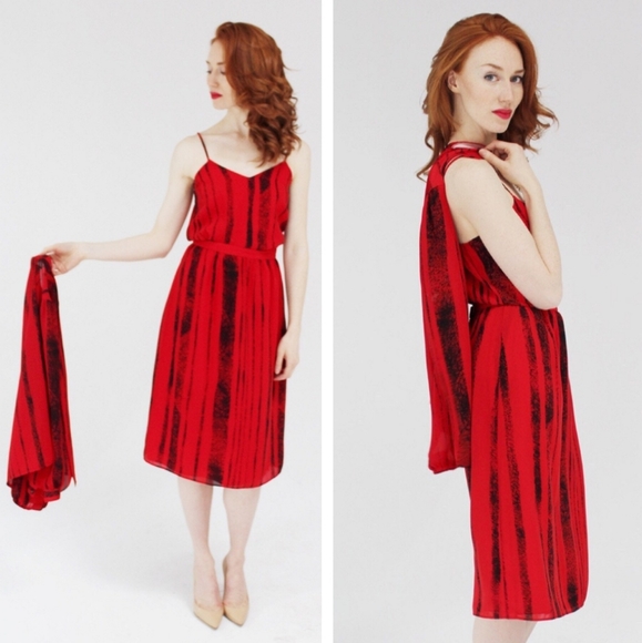 Marjorie Hamilton Red Striped Three Piece Set - Picture 3 of 11